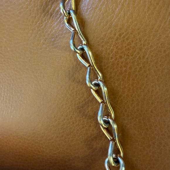 Zac Posen Tan Belay Mini Saddle Crossbody Bag with Gold Chain - Picture 6 of 6